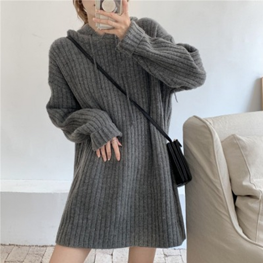 Hooded Sweater Dress