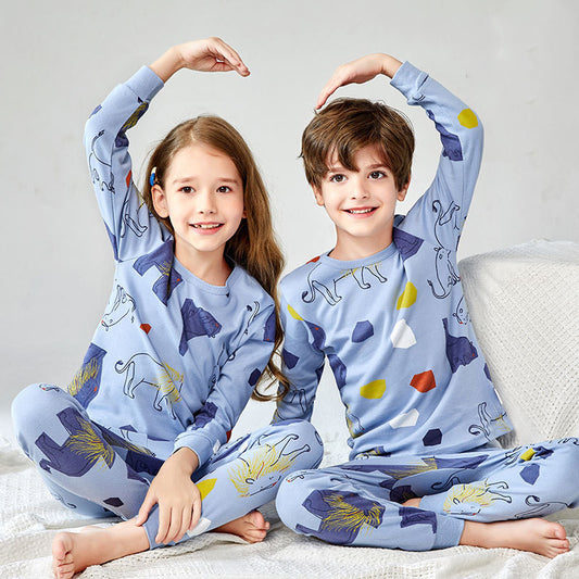 Children's Boys And Girls Pajamas Set